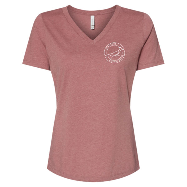 Sundance Roadrunners - Women's Relaxed Heather CVC V-Neck Tee Thumbnail